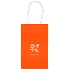 Floral Design Medium Twisted Handled Bags