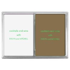 Your Personalized Double Deck Playing Cards