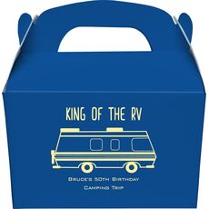 King of the RV Gable Favor Boxes
