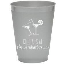 Cocktail Glasses Colored Shatterproof Cups