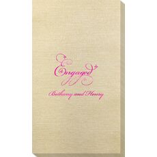 Elegant Engaged Bamboo Luxe Guest Towels