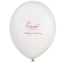 Elegant Engaged Latex Balloons