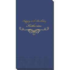 Classic Scroll Guest Towels