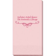 Classic Scroll Guest Towels