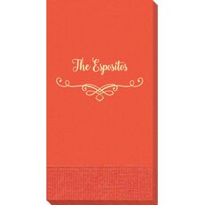 Classic Scroll Guest Towels