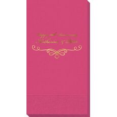 Classic Scroll Guest Towels