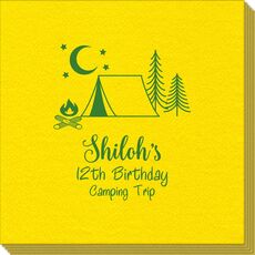 Camping Under The Stars Linen Like Napkins