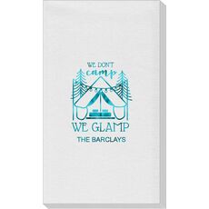 We Don't Camp We Glamp Linen Like Guest Towels