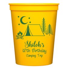 Camping Under The Stars Stadium Cups