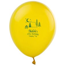Camping Under The Stars Latex Balloons
