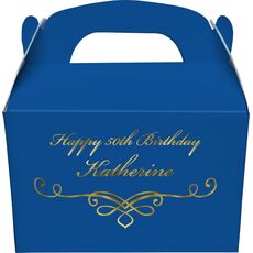 Classic Scroll Gable Favor Boxes