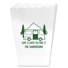Home Is Where You Park It Mini Popcorn Boxes