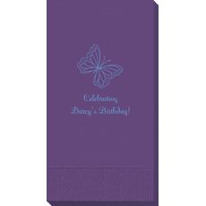 Sweet Butterfly Guest Towels