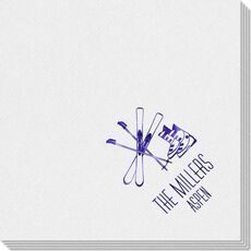 Aspen Ski Linen Like Napkins