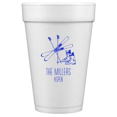 Aspen Ski Styrofoam Cups