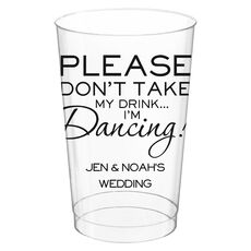 I'm Dancing Clear Plastic Cups