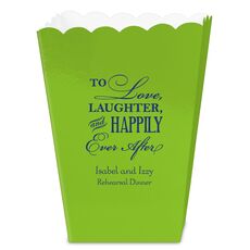 To Love Laughter Happily Ever After Mini Popcorn Boxes