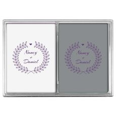Heart and Wreath Double Deck Playing Cards