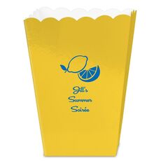 Lemon Mini Popcorn Boxes
