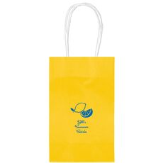 Lemon Medium Twisted Handled Bags