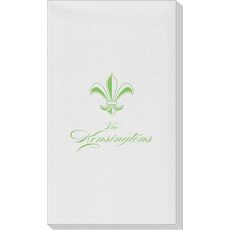 Castle Fleur-de-Lis Linen Like Guest Towels
