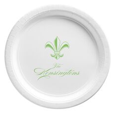 Castle Fleur-de-Lis Paper Plates