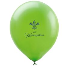 Castle Fleur-de-Lis Latex Balloons