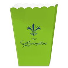 Castle Fleur-de-Lis Mini Popcorn Boxes