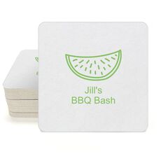 Watermelon Square Coasters