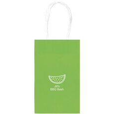 Watermelon Medium Twisted Handled Bags