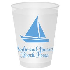 Cutter Sailboat Shatterproof Cups