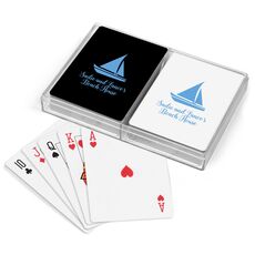 Cutter Sailboat Double Deck Playing Cards
