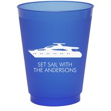 Large Yacht Colored Shatterproof Cups