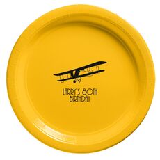 Vintage Plane Paper Plates