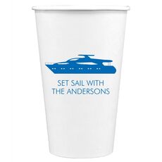 Large Yacht Paper Coffee Cups
