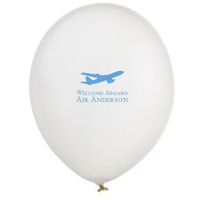 Jumbo Airliner Latex Balloons