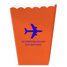 Horizontal Airliner Mini Popcorn Boxes