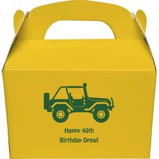 Four Wheel Drive Gable Favor Boxes