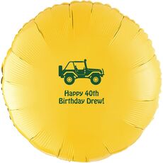 Four Wheel Drive Mylar Balloons