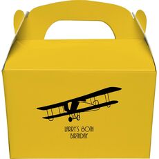 Vintage Plane Gable Favor Boxes