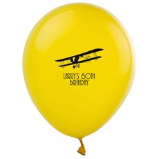 Vintage Plane Latex Balloons