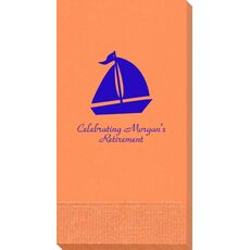 Sailboat Silhouette Guest Towels
