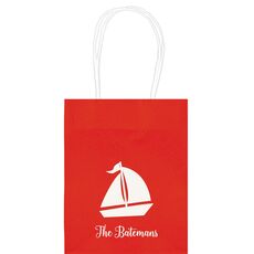 Sailboat Silhouette Mini Twisted Handled Bags