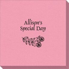 Rosie Posie Linen Like Napkins