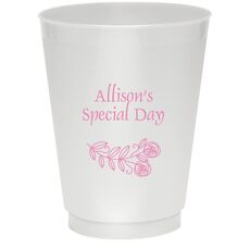 Rosie Posie Colored Shatterproof Cups