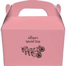 Rosie Posie Gable Favor Boxes