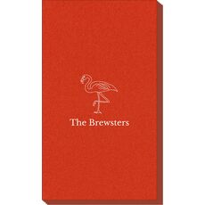 Flamingo Linen Like Guest Towels