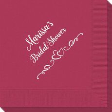 Two Hearts on a Vine Napkins