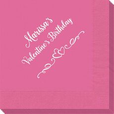 Two Hearts on a Vine Napkins