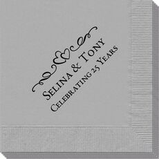 Two Hearts on a Vine Napkins